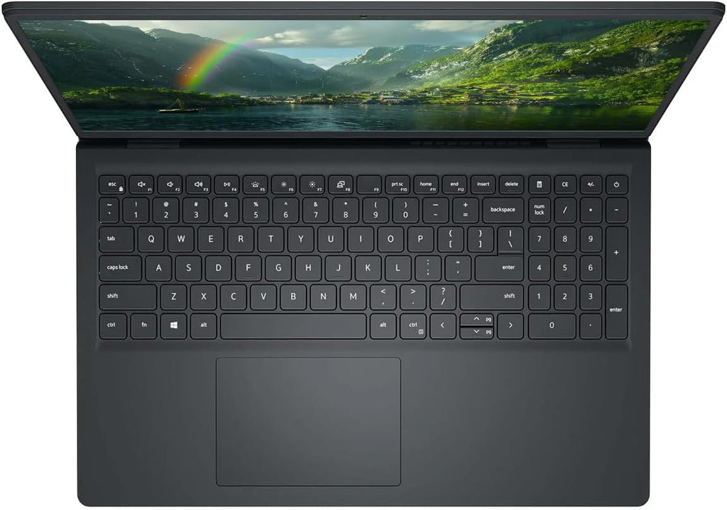 Dell Inspiron 15.6' FHD Touchscreen Business Laptop, AMD Ryzen 7 7730U (8-Core), 64GB RAM 2TB SSD, Windows 11 Home, Numeric Keypad, SD Card Reader, Black