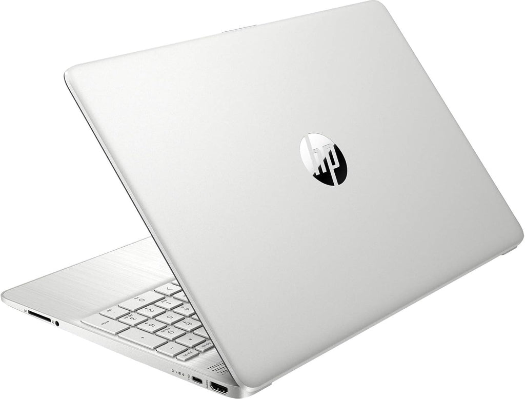 HP 15 Notebook, 15.6' HD Screen Laptop, Intel Core i3-1115G4, 8GB DDR4 RAM, 256GB SSD, Webcam, HDMI, Wi-Fi, Windows 11 Home, Natural Silver