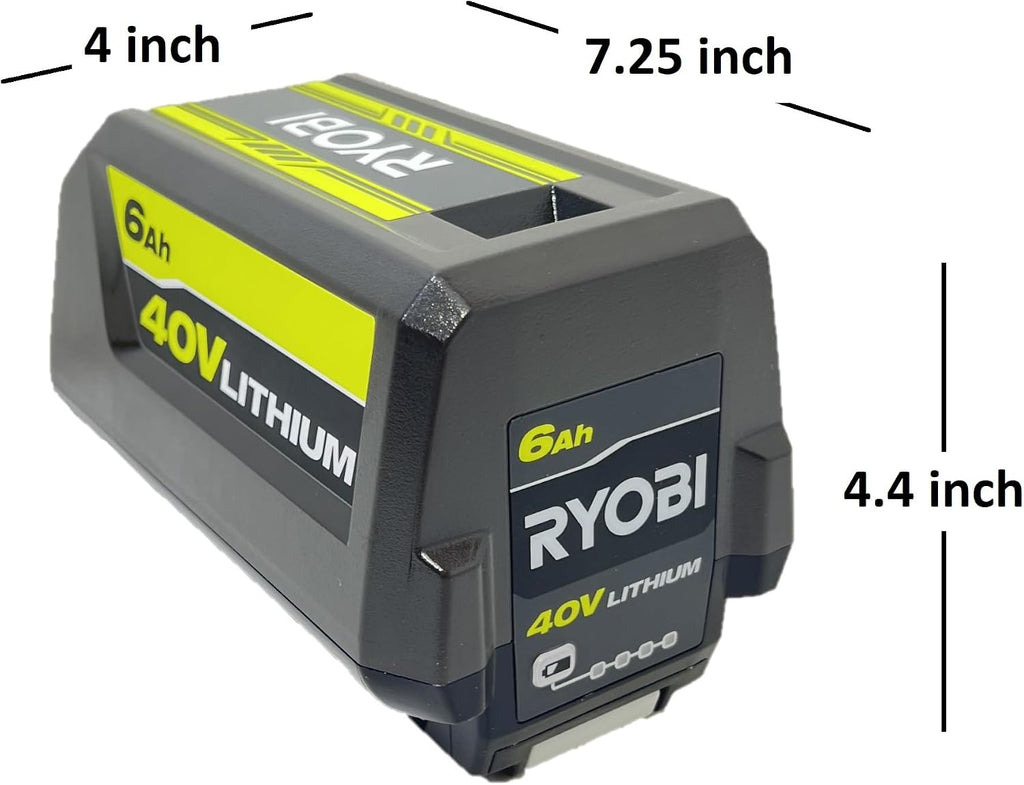 40V Volt Lithium-ion 6.0 Ah High Capacity Battery Op40602