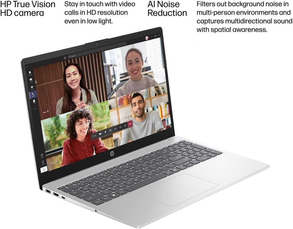 HP Pavilion 15.6' FHD Touchscreen Business Laptop, AMD Ryzen 7 7730U, 32GB RAM, 2TB PCIe SSD, Numeric Keypad, Webcam, Wi-Fi 6, HDMI, Windows 11, W/Mouse