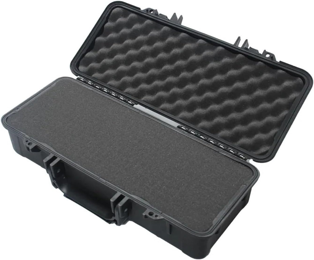 Multifunctional Tool Box Hard Carry Organizer Storage Box Waterproof Camera Photography Safety Protector Instrument Tool Box with Sponge for Garage(XL)