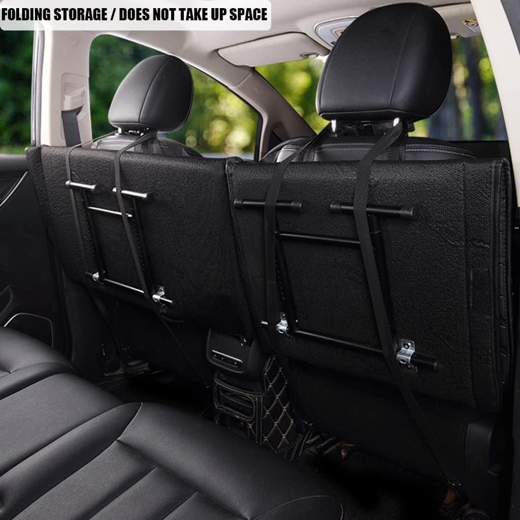Car Bed Mattress Non-Inflatable Car Bed Mattress Universal Car-Portable Compact Sleeping Camping Car Cot for SUV RV Trucks and Most Cars (Color : Black, Size : 140cm)