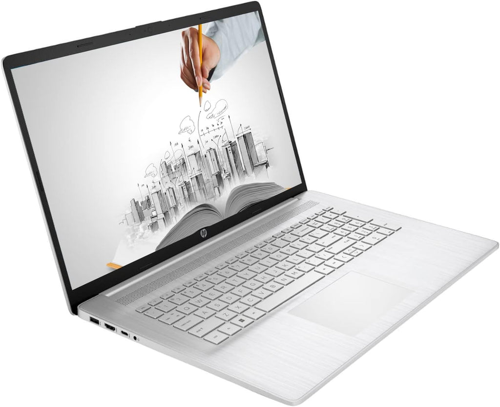 HP 17 Business Laptop, 17.3' HD+ Display, 11th Gen Intel Core i3-1125G4 Processor, 16GB RAM, 512GB SSD, Wi-Fi, HDMI, Webcam, Windows 11 Pro, Silver