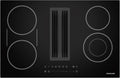 GASLAND 31.5 Inch Electric Cooktop with Downdraft Exhaust, 4 Burners 80cm Glass Radiant Stovetop 220V, 3-speed Max. 330 CFM Downdraft Vent