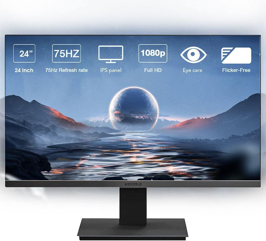 HP Elitedesk 800 G3 SFF PC Bundle - Dual 24'' KOORUI Monitors, Intel i7-6700,16GB DDR4,512GB NVMe SSD + 2TB HDD,AX200 Wi-Fi 6,Wireless Keyboard, Mouse,Windows 10 Pro 64-bit (Renewed), Black/Silver