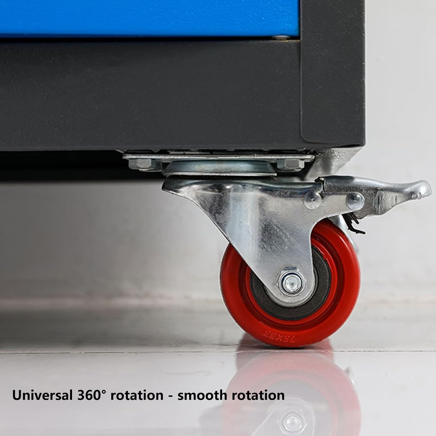 Toolbox 2-Drawer High Capacity Rolling Tool Chest, Removable Cabinet Storage Tool Box with Wheels and Lock for Mechanical Workshops Tool Box(Green)