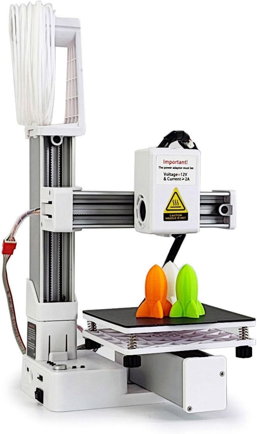 Mini 3D Printer, 3D Printers for Beginners, Printing Size, Support 1.75mm TPU PLA, Small 3D Printing Machine with (US Plug)