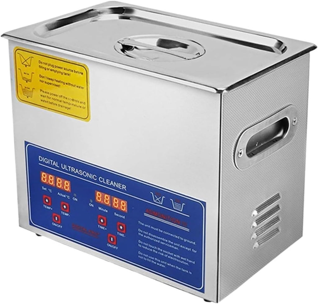 2/3/6/10/15/30L Ultrasonic Cleaner with Digital Timer and Heater, Stainless Steel, Ultrasonic Washing Machine Home Appliance (3L)