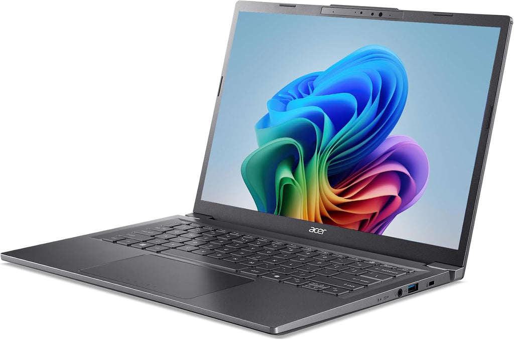 acer Aspire 14 AI Copilot+ PC | 14' WUXGA Display | Intel Core Ultra 5 Processor 226V | NPU: Up to 40 Tops - GPU: Up to 53 Tops | Intel ARC 130V | 16GB LPDDR5X | 512GB SSD | Wi-Fi 6E | A14-52M-51S1