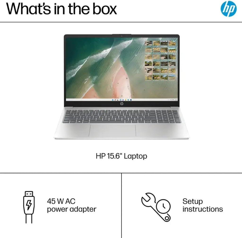 HP 15.6 Inch Touchscreen Student & Business Laptop Computer | Intel 6-Core i3-1215U | 16GB RAM, 1TB SSD | Intel UHD Graphics | WiFi 6 | 10HR Battery | Windows 11 | True Vision HD Camera
