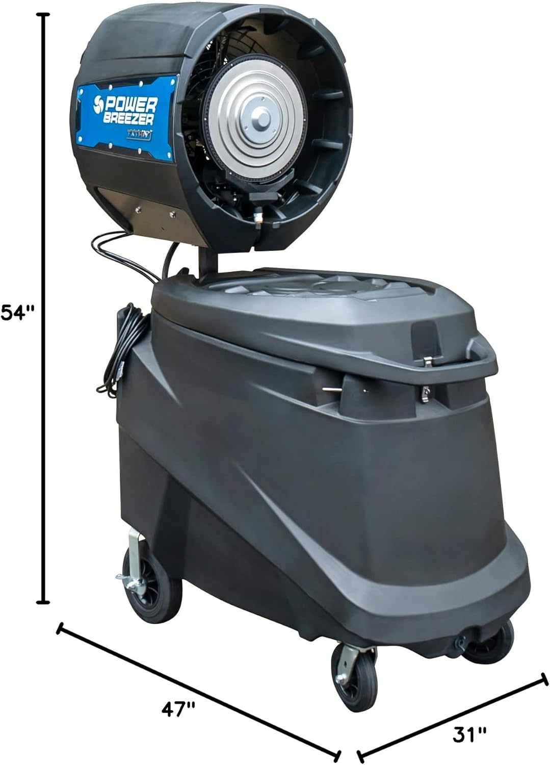 Power Breezer Titan+ Evaporative Cooler/Misting Fan