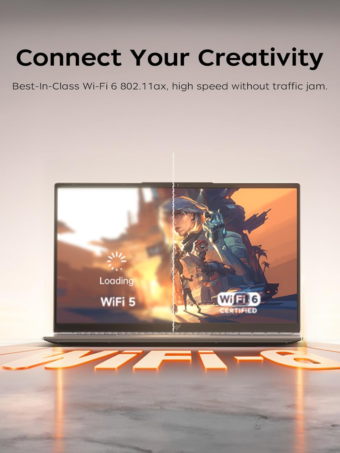 KAIGERR 2026 Light Gaming Laptop, ΑΜD Ryzen 7430U (Up to 4.3GHz), 16GB RAM 512GB NVMe SSD, 15.6in IPS Laptop Computer WiFi 6 Bluetooth 5.2, Numeric Keypad, Home Laptops Office Laptops, HDMI Type-C