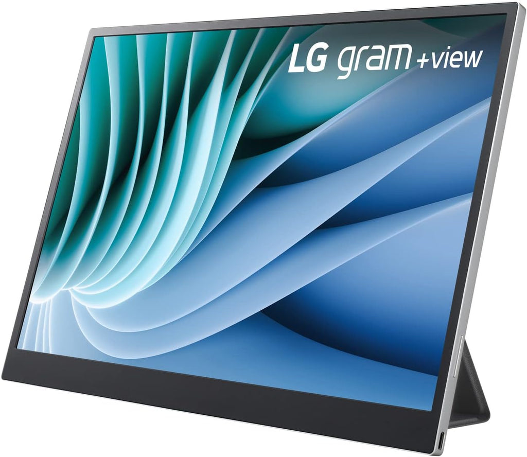 LG 16 Gram +View Portable Monitor with USB Type-C, DCI-P3 99% (Typ.), Automatic Rotation, Bidirectional Supported Book Cover