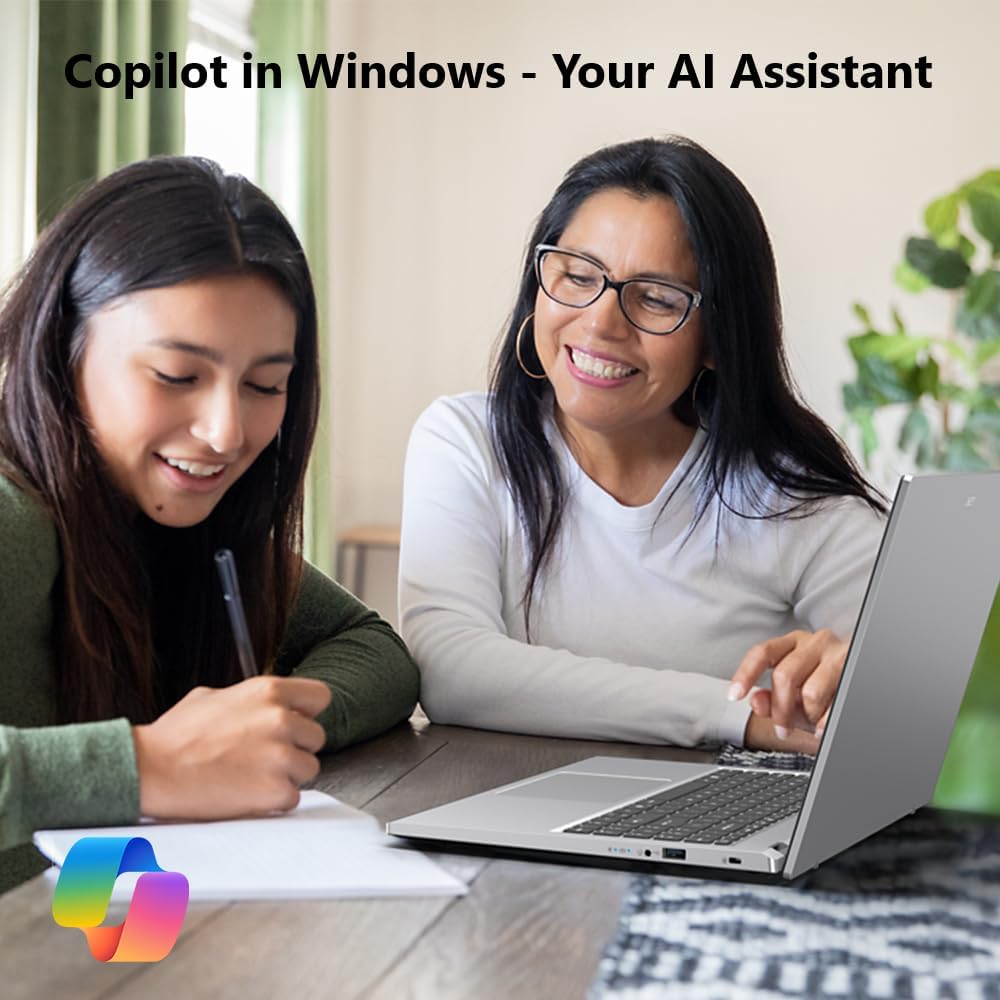 acer Aspire Go 15 AI Ready Laptop | 15.6' FHD (1920 x 1080) IPS Display | Intel Core i7-13620H | Intel UHD Graphics | 16GB DDR5 | 512GB PCIe Gen4 SSD | Wi-Fi 6 | Windows 11 Home | AG15-71P-794K