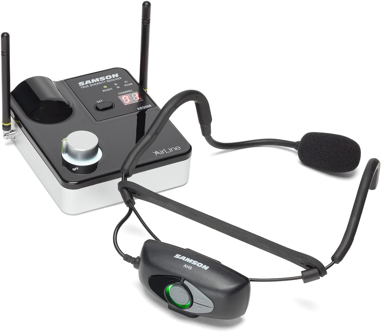 Samson Airline 99M AH9 Wireless UHF Rechargeable Fitness Headset System-K Band