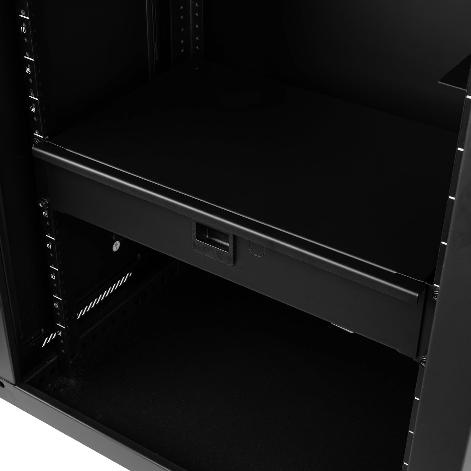 Gator Rackworks Wireless Microphone Rack Mount Drawer - Fits 4 Wireless Microphones and Body Packs, 2U Design (GRW-DRWWRLSS)