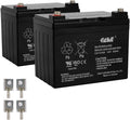 Casil 12v 33ah Replacement Battery Compatible with Cub Cadet Lawn Tractor Battery 320+ CCA's U1-35 for LT1040 LT1042 LT1045 LT1046 LT1050 SLT1550 SLT1554 (2 Pack)