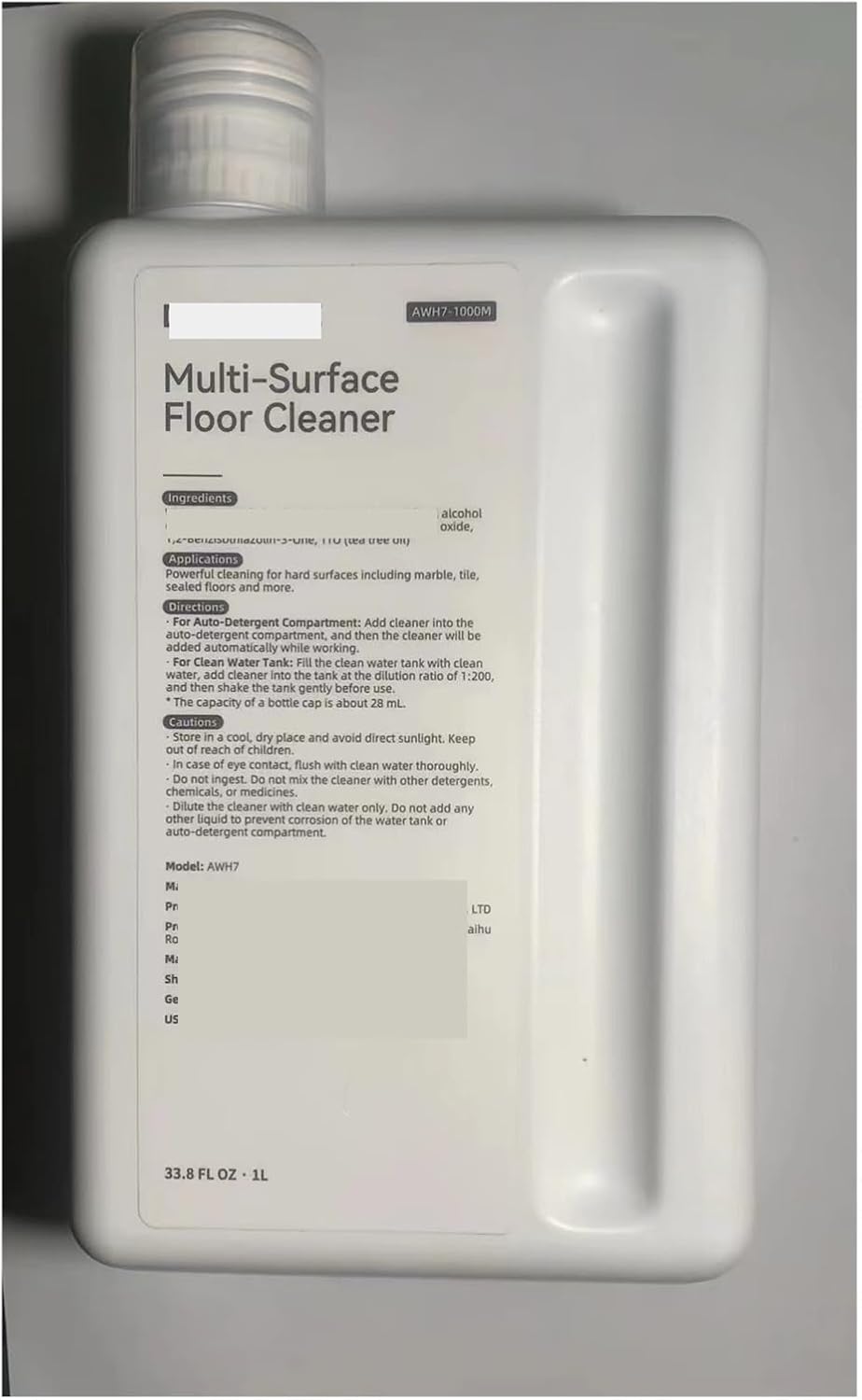 Cleaning Fluid Solution, Compatible For Dreame W10 Pro/H11/H11 Max/H12/H12 Pro/M12, Compatible For Bissell 2306 5­4 90X7×9 Washing Machine(1000ml 10pcs)