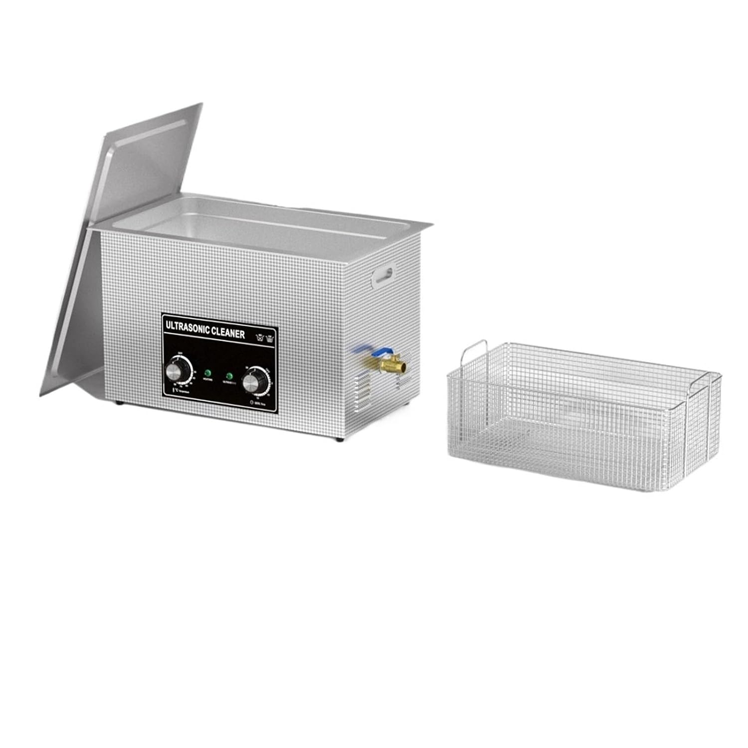 30L 900W Ultrasonic Cleaner 110V/220V Industrial Compatible with Injector Engine Auto Parts Lab PCB Cleaner Washing Machine(100-780W,EU)