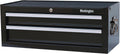 Workington Industrial 2 Drawers Portable Metal Intermediate Box, 26' Middle Tool Chest Cabinet with Ball Bearing Drawer Slides, Steel Tool Storage Box Organizer 4008 Black