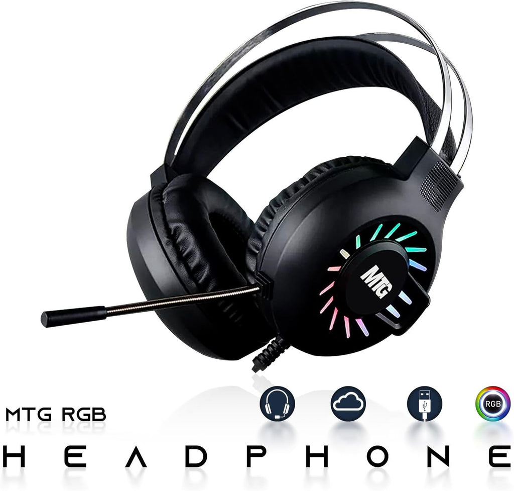 TechMagnet RGB Desktop Computer PC - Intel Core i5, 32GB ARGB RAM, 256GB SSD, GT-1030 Graphics with RGB Keyboard with AI-Enabled Copilot Key, Mouse and RGB Headphone Windows 11 (Renewed)