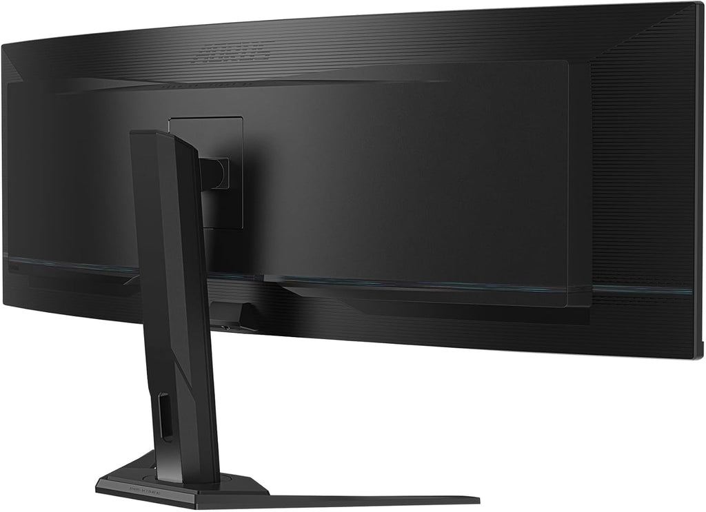GIGABYTE - AORUS CO49DQ - 49' QD OLED - 5120x1440 DQHD 32:9-1800R - 144Hz - 0.03ms GTG - AMD FreeSync Premium Pro - Super Ultrawide - KVM - HDMI, DP, Type C - Height Adjustable - Black