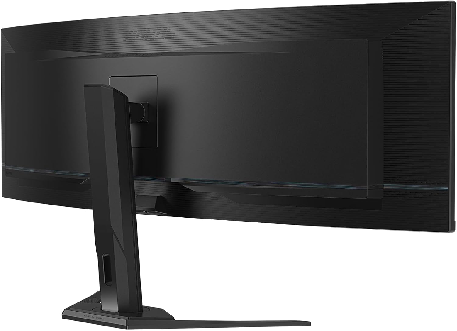 GIGABYTE - AORUS CO49DQ - 49' QD OLED - 5120x1440 DQHD 32:9-1800R - 144Hz - 0.03ms GTG - AMD FreeSync Premium Pro - Super Ultrawide - KVM - HDMI, DP, Type C - Height Adjustable - Black