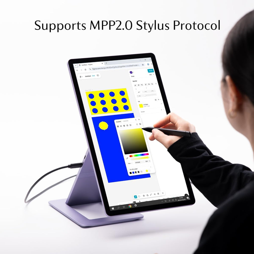 SOTSU FlipAction Touch 14' Premium Portable Monitor | FHD IPS 10-Point Touchscreen | 400 Nits | 100% sRGB | Pivoting Second Screen | USB-C & Mini HDMI | for Windows, Android & Samsung DeX