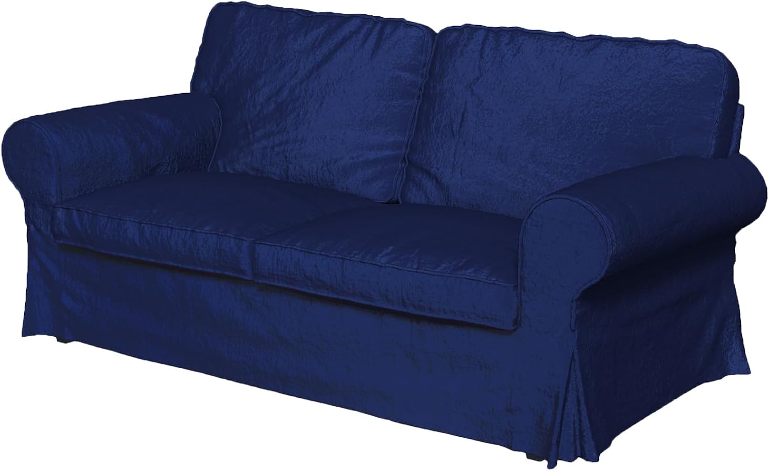 Heavy Duty UPPLAND (Not EKTORP) Sofa Cover Replacement Compatible with IKEA UPPLAND 3 Seat Sofa, Loveseat, Armchair, Sectional Corner, or Footstool Slipcover Only (Uppland 2 Velvet Blue)
