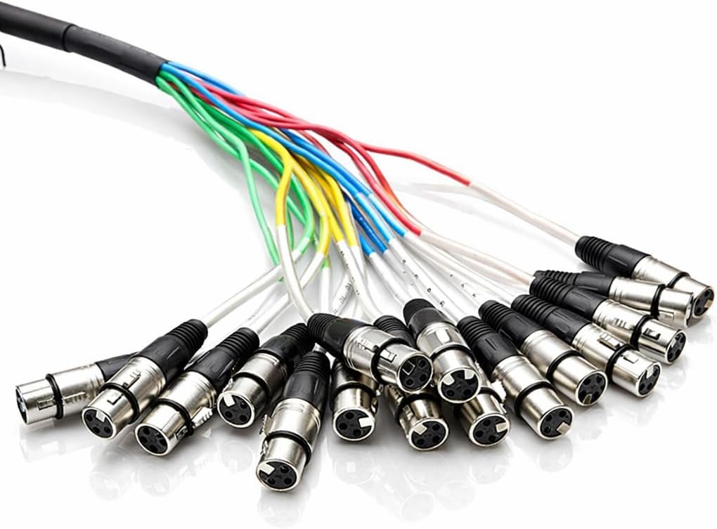 Seismic Audio SARLX-16x25 25-Feet 16-Channel XLR Snake Cable for Live, Recording, Studios, Gigs
