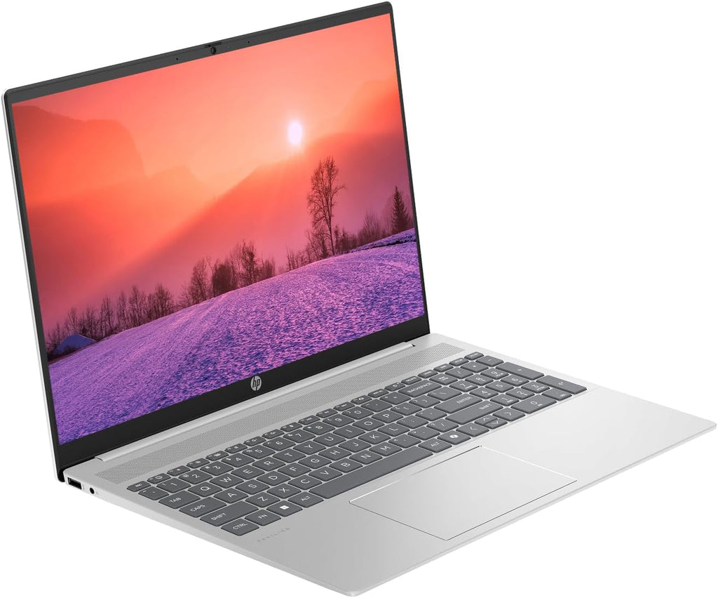 HP Pavilion Lightweight 16' 2K Laptop, Ryzen 7 8840U Processor Up to 5.1GHz, 8GB LPDDR5, 512GB SSD, Backlit Keyboard, Windows 11 Home OS, Star Gray, Renewed