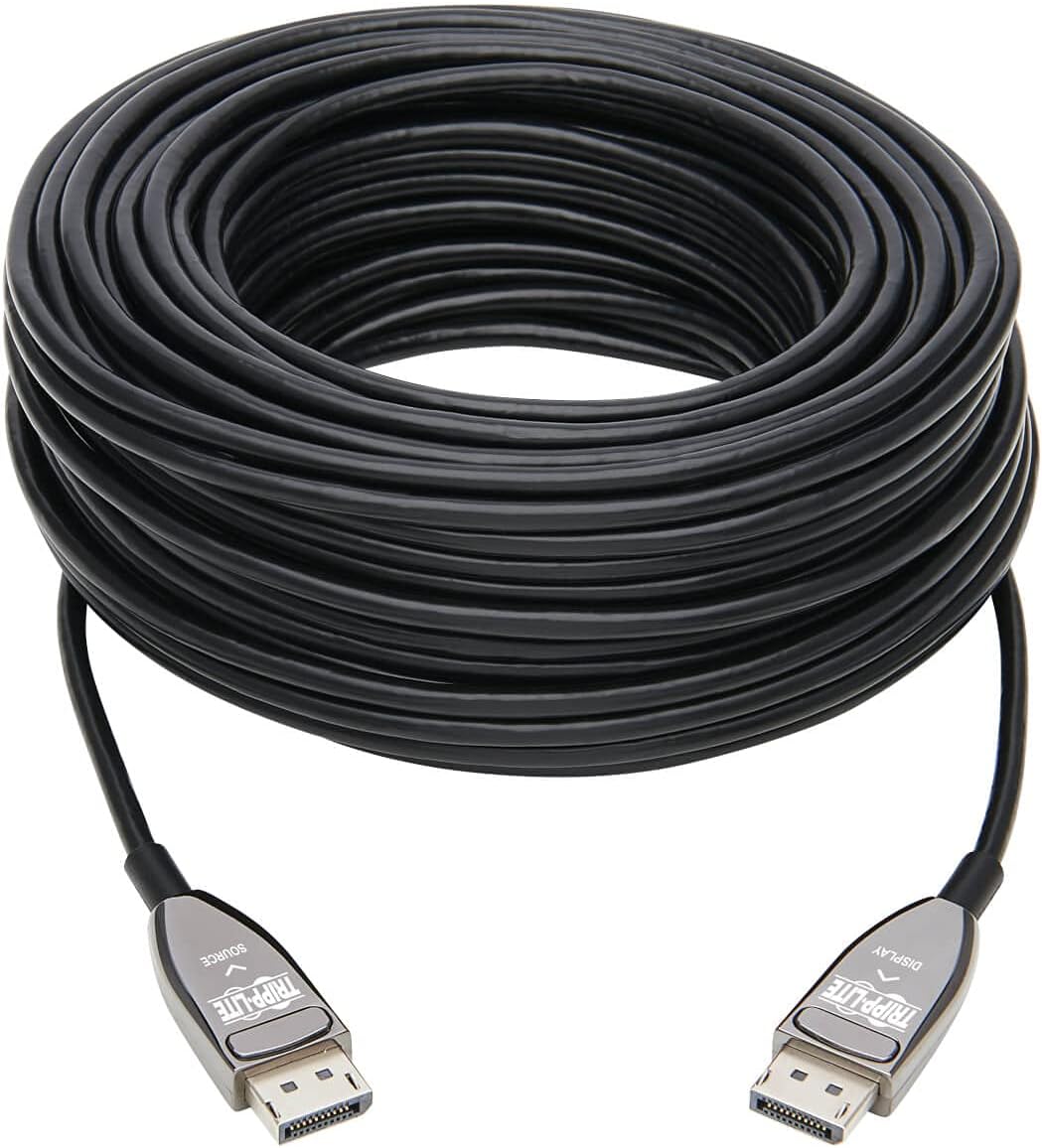 Tripp Lite DisplayPort Fiber Active Optical Cable AOC 8K 60Hz CL3 M/M 30M (P580F3-30M-8K6)