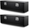 48 Inch Underbody Tool Boxes Set of 2,Underbody Truck Box w/T-Handle Latch and keys for Pickup Truck,Utility Tractor,RV,Waterproof Tool Chest For Storage & Organization-48 × 12 × 14 inch
