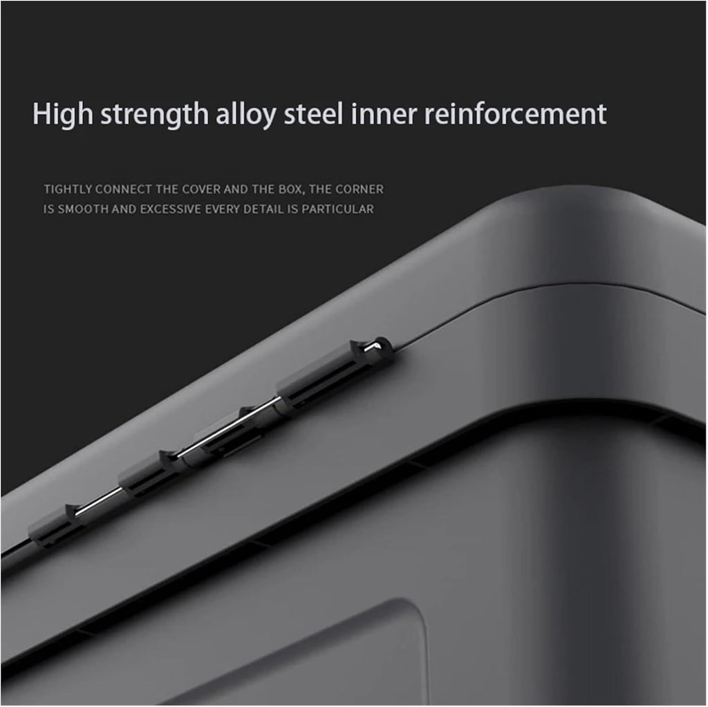 Tool Box Multifunctional 17 Inch Toolbox Wear-Resistant Waterproof Household Portable Storage Box Electrician Carpentry Special Tool Chest Tool Storage