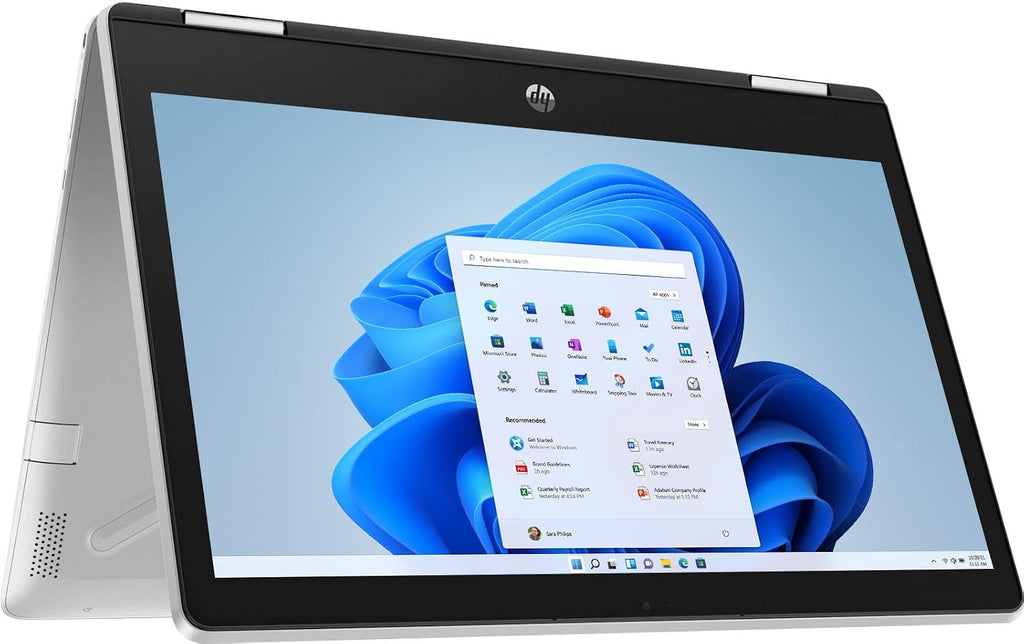 HP - Pavilion x360 2-in-1 11.6inch Touch-Screen Laptop - Intel Pentium Silver - 4GB Memory - 128GB SSD - Natural Silver 11-11.99 inches