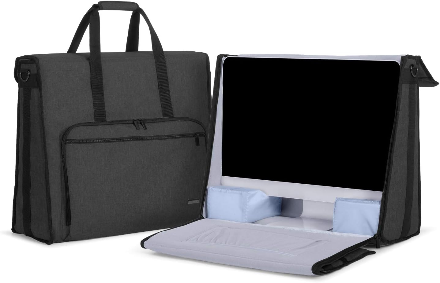 Damero Carrying Tote Bag Compatible with Apple 21.5' iMac Desktop Computer, Travel Storage Bag for iMac 21.5-inch and Other Accessories, Black