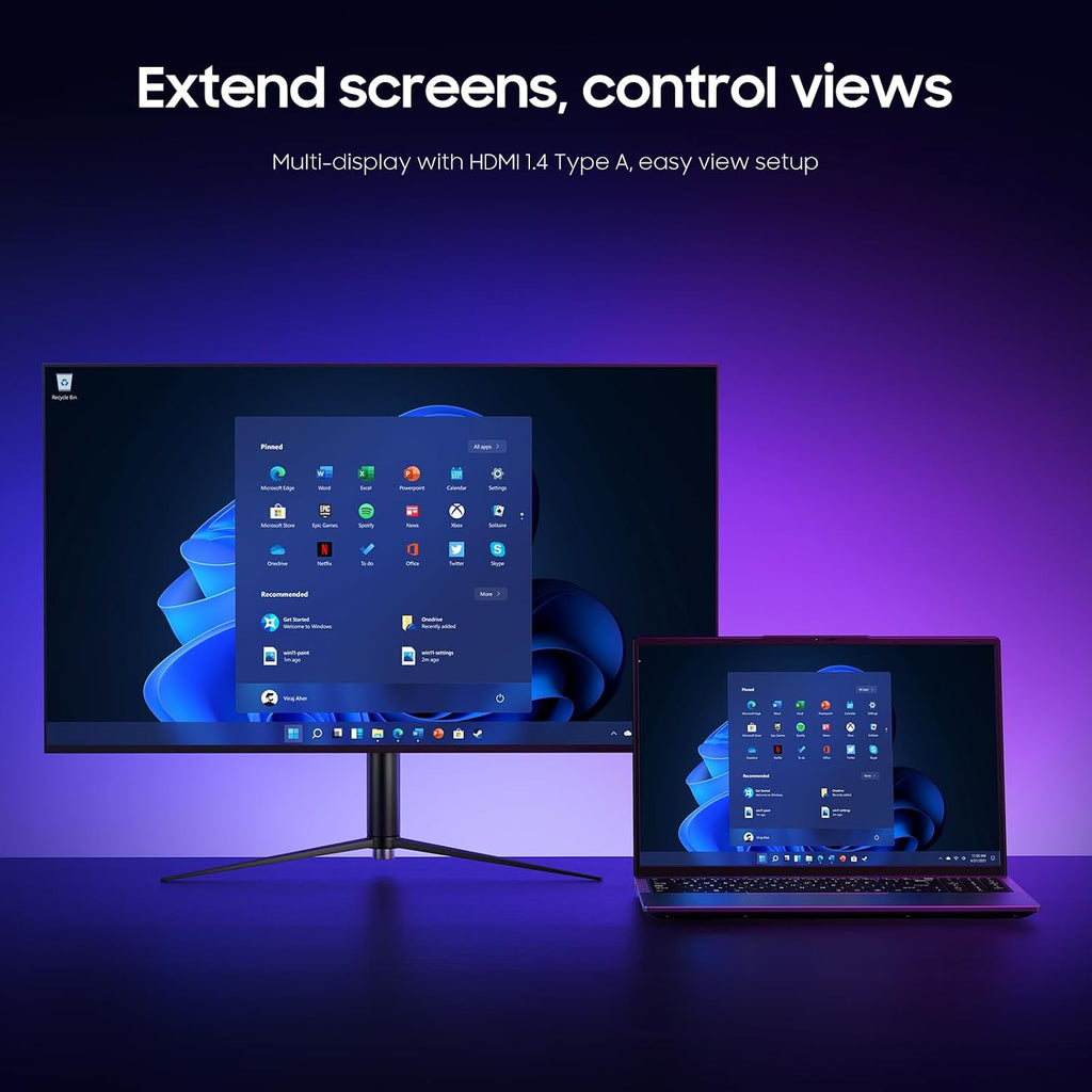 16' Core i5 Laptop, 16GB RAM, 512GB SSD, MS Office 2024, IPS(1920 x 1200) 16:10 Display, Win 11 Pro Notebook Computer with BT5.0 Wi-Fi, 3xUSB A, HDMI, RJ45, Backlit Keyboard, Space Grey