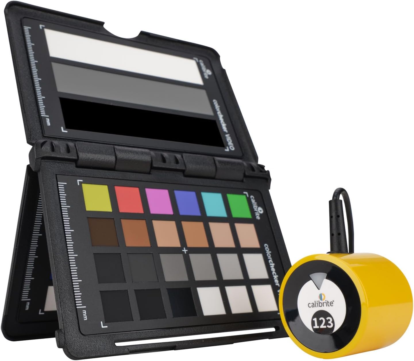 Calibrite Creator Kit w/Display 123 Colorimeter and ColorChecker Passport Video 2, Monitor Calibration and Capture Color Control System for Photography and Filmmaking Workflows (CC123-PPV2)