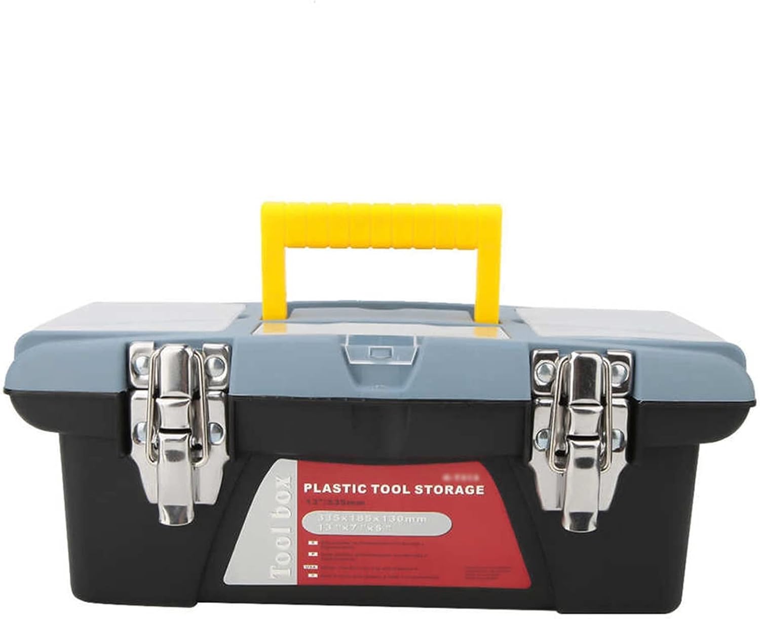 Portable Tool Box Portable Tool Box Organizers and Storage Hardware Repair Tools Container with Handle Household Tool Case Small Parts Box (Size : Large)