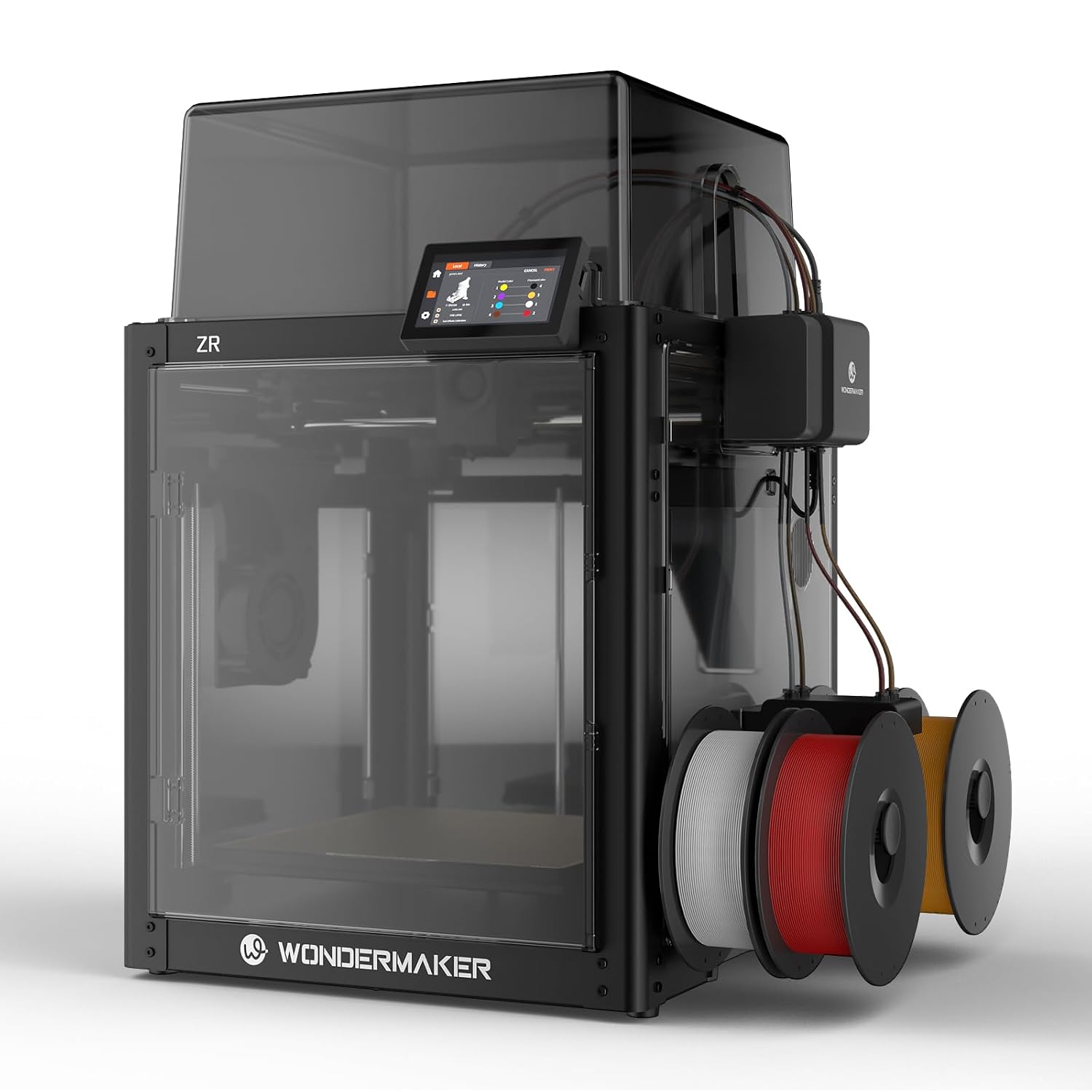 SainSmart x WonderMaker ZR 3D Printer Enclosure Kit, Safer, Quieter Cover with Built-in Air Filtration, Stable Temperature for High-Performance Filaments Like ABS, ASA, PETG-CF
