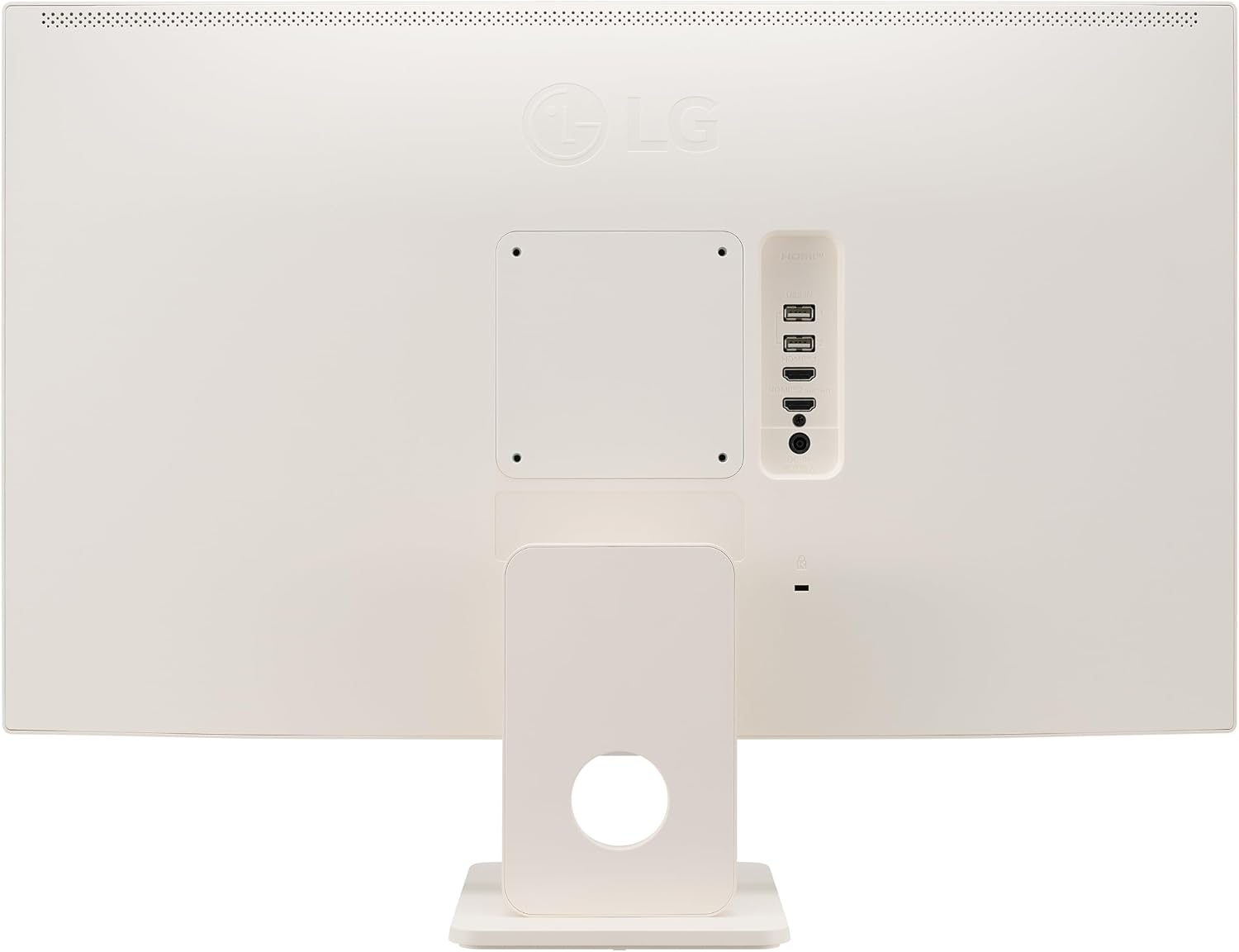 LG 27SR50F-W Smart Monitor 27-Inch FHD (1920x1080) IPS Display, webOS 23, HDR 10, x2 Built-in Speakers, AirPlay 2, Screen Share, Bluetooth, ThinQ App, Remote Control, White