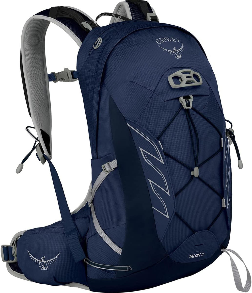 Osprey Talon 11L Men's Hiking Backpack with Hipbelt, Ceramic Blue, Large/X-Large