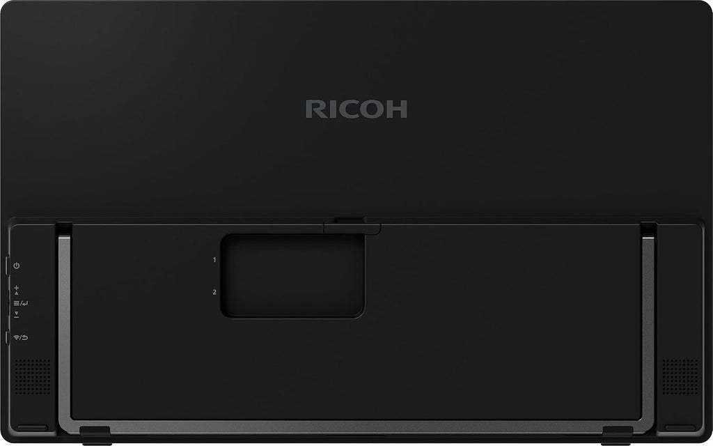 Ricoh 150BW Portable 15.6' Vivid OLED 350nit Lightweight Display Monitor and Touchscreen w/Dual Speakers, Wireless with Multicasting, Battery Powered - for Laptop, Desktop, Mac, PC