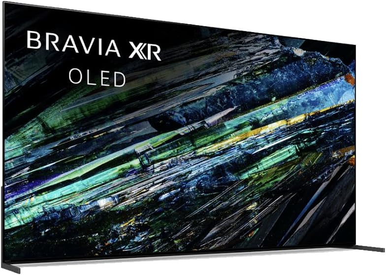 Sony XR77A95L 77 Inch QD-OLED 4K UHD Smart Google TV with AI Upscaling with a 5S-PS4-US1 4-Outlet Power with Omniport USB (2023)