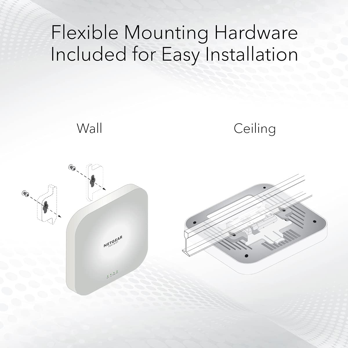 NETGEAR Cloud Managed Wireless WiFi 6 Access Point WAX620 | Up to 256 Client Devices | AX3600 Speed | PoE+ Powered | Cloud Care's 3-Year Warranty SupportPlus Included