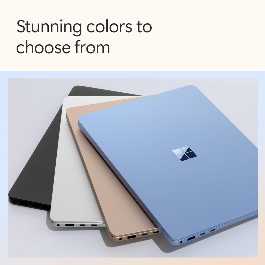 Microsoft Surface Laptop (2024), Windows 11 Copilot+ PC, 13.8' Touchscreen Display, Snapdragon X Elite (12 core), 16GB RAM, 256GB SSD Storage, Sapphire