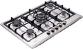 30 Inch Gas Cooktop NG/LPG Sealed 5 Burner Stainless Steel Gas Hob DK257-A02