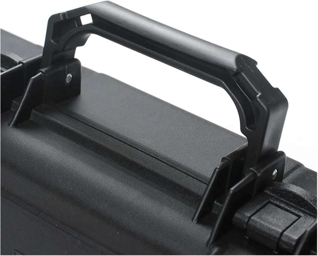Multifunctional Tool Box Hard Carry Organizer Storage Box Waterproof Camera Photography Safety Protector Instrument Tool Box with Sponge for Garage(Large)