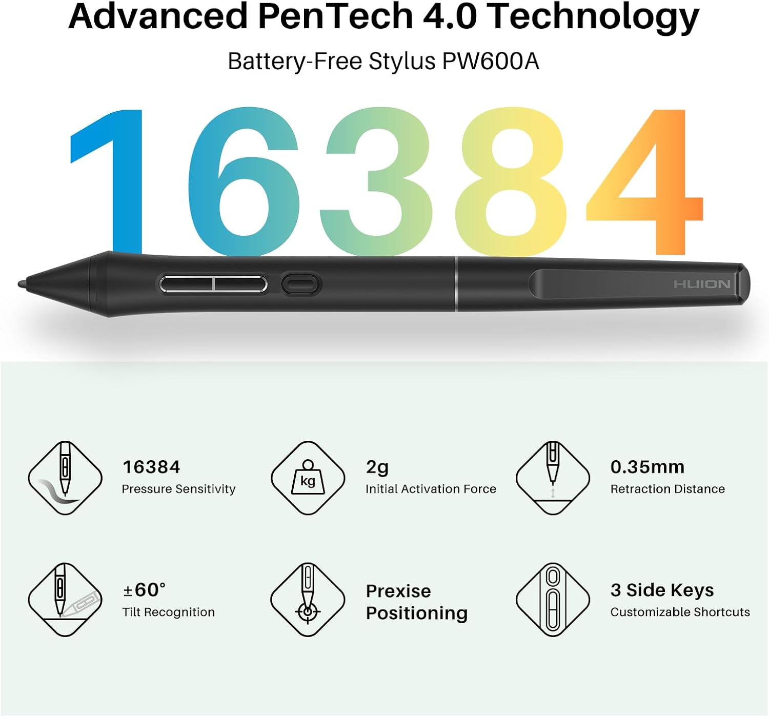 HUION Kamvas 13 (Gen 3) SE Drawing Tablet with Screen, 13.3' Full-Laminated Art Tablet, Graphic Tablet with Anti-Glare Canvas Glass, PenTech 4.0, 16K Pen Pressure for PC, Mac, Android
