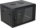 6U Wall Mount Server Cabinet Network Rack Enclosure Locking Glass Door by Tedgetal